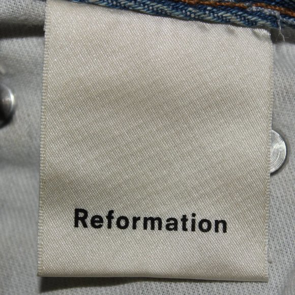 Reformation Raw-Edge Trim Mini Skirt - Picture 3 of 3